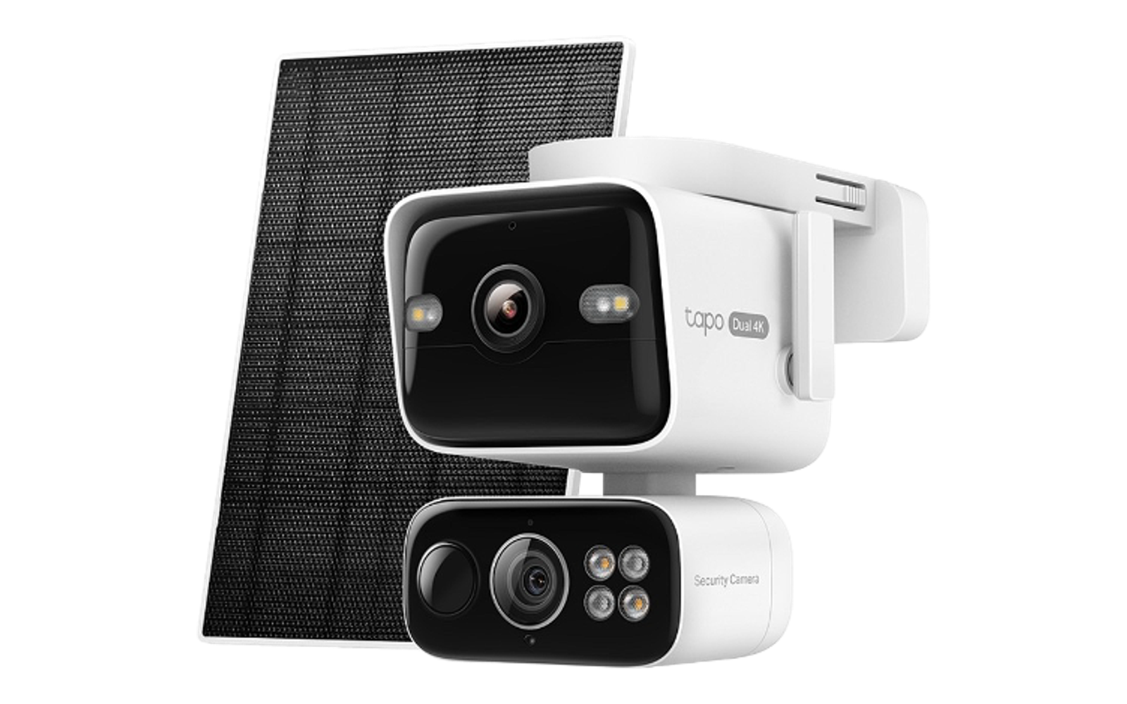 Kit Tapo C675D avec caméra extérieure double objectif et panneau solaire